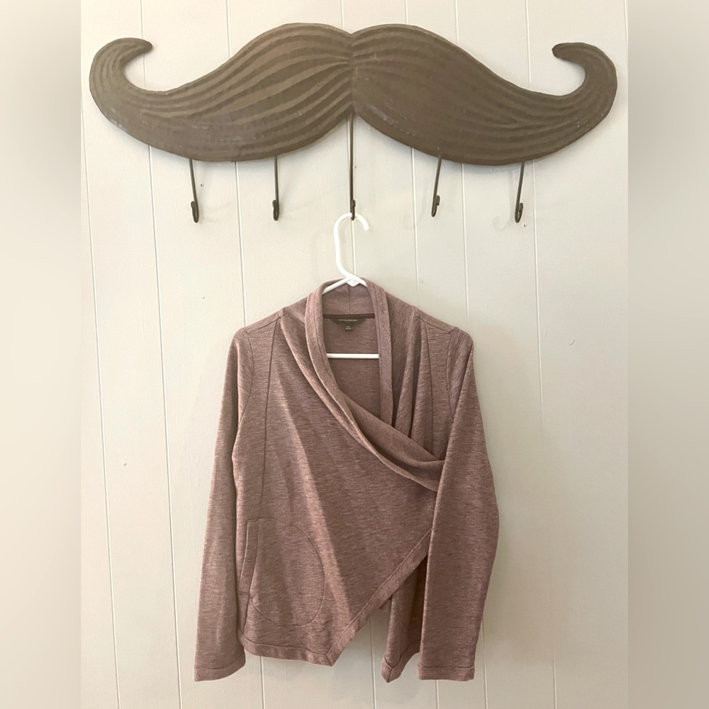 Banana Republic brushed purple cardigan WITH POCKETS! :)